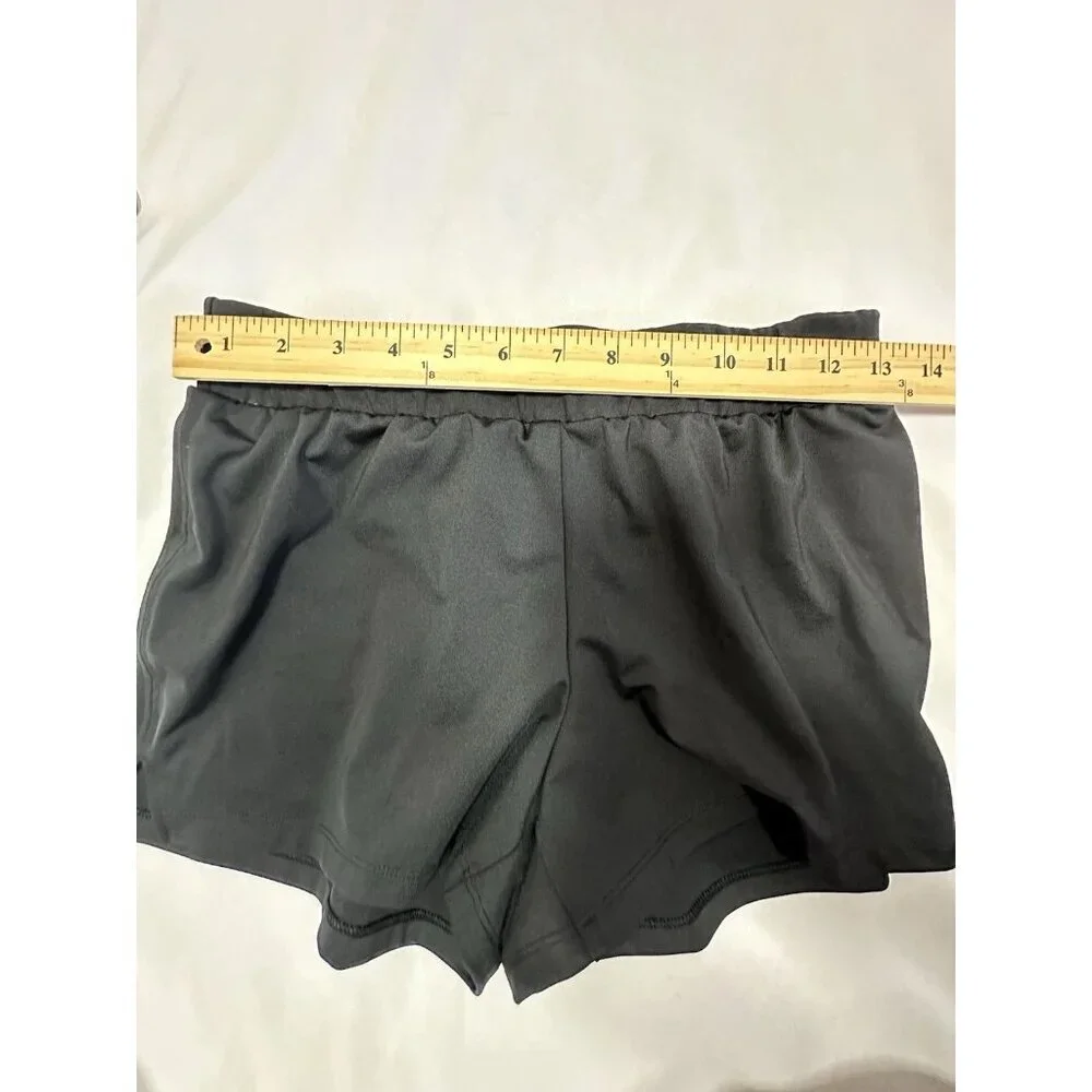 Columbia Running Shorts Black Women's Small Back Zippered Pocket 2in Inseam - Picture 8 of 8